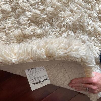 3â€™ x 5â€™ Crate and barrel Celeste Rug 100% New Zealand Wool 1 of 2