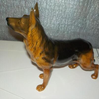 2nd Numbered Hand made German Shepard Figurine.