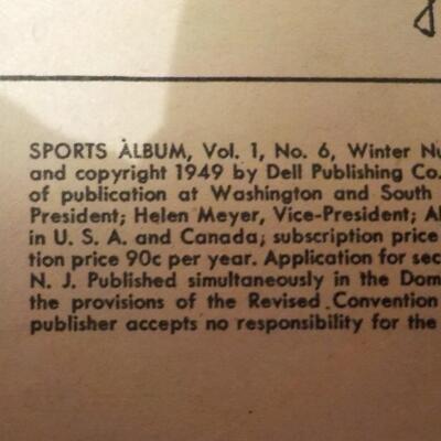 1949 Sports Album original Edition.