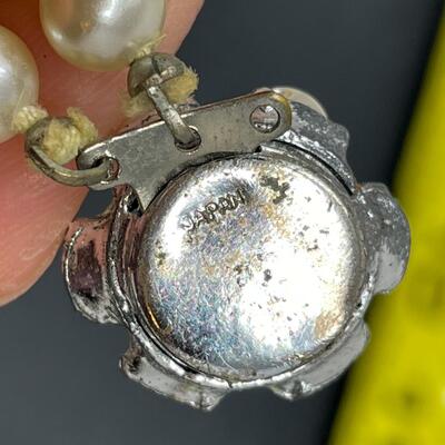 VINTAGE PEARL? NECKLACE W/ JAPAN CLASP