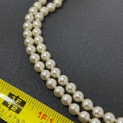 VINTAGE PEARL? NECKLACE W/ JAPAN CLASP