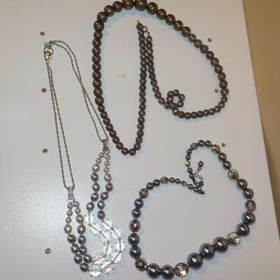 3 Full size Necklaces, ( New)