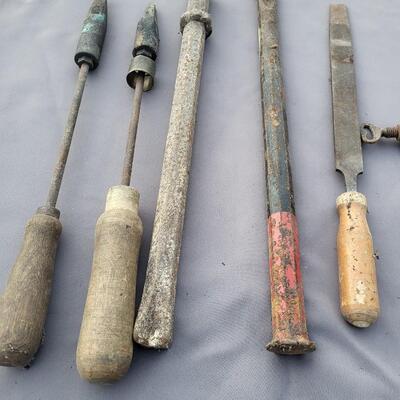 LOT OF ANTIQUE TOOLS - 6pc