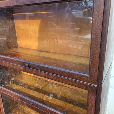 GUNN SECTIONAL BOOKCASE - SET of 4 W/ TOP & BOTTOM