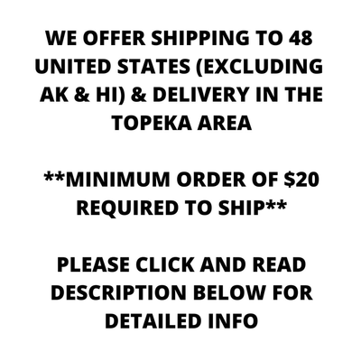 CLICK HERE FOR SHIPPING INFO