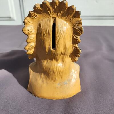 MANITOU CLIFF DWELLING NATIVE AMERICAN VINTAGE METAL BANK