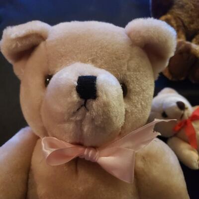 lot of 5 great Western bears moving parts on these stuffed animals