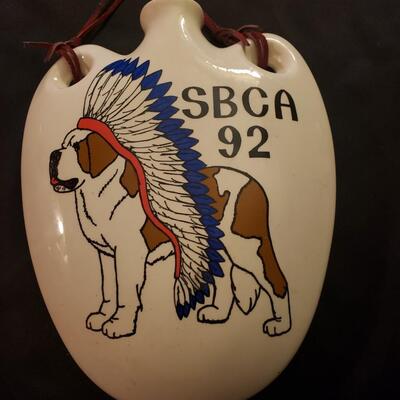 Saint Bernard club of America figurine 12x8