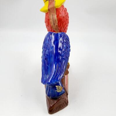 1969 EZRA BROOKS JAYHAWK DECANTER - KANSAS STAMP