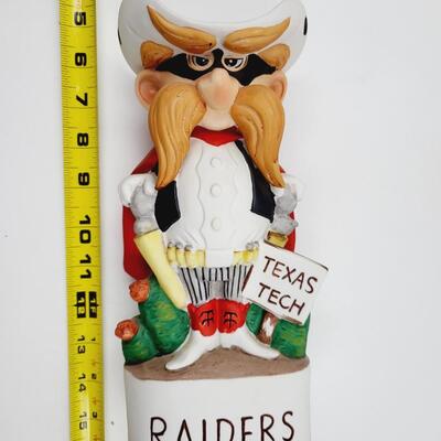 1972 MCCORMICK DISTILLING CO - TEXAS TECH RAIDERS DECANTER
