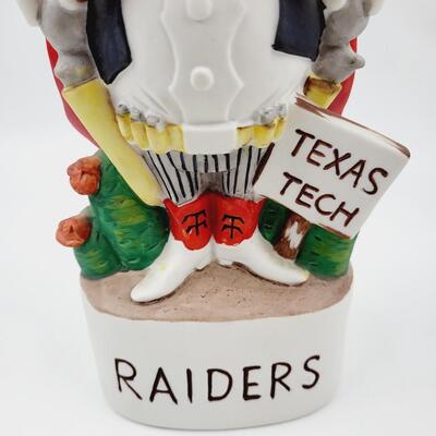 1972 MCCORMICK DISTILLING CO - TEXAS TECH RAIDERS DECANTER