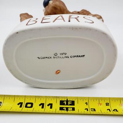 1972 BAYLOR BEARS MCCORMICK DISTILLING CO DECANTER