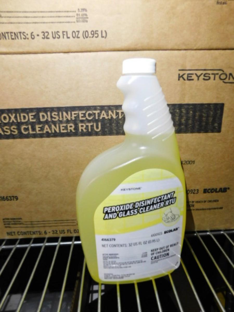 Keystone Peroxide Disinfectant Glass Cleaner 18ct