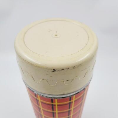 VINTAGE RED THERMOS W/ POLLY RED TOP & CUP