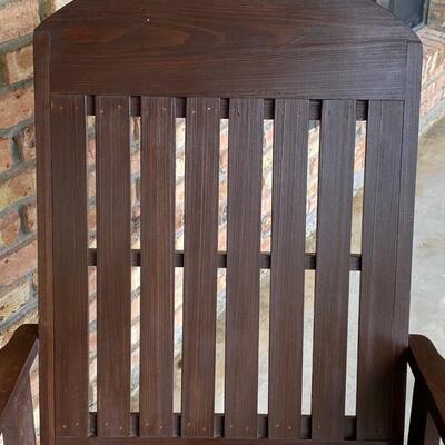 Solid Wood ~ Outdoor Rocking Chair ~ Excellent