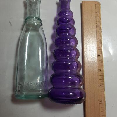 Vintage glass bottles