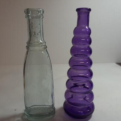 Vintage glass bottles