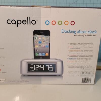 Capello docking alarm clock digital