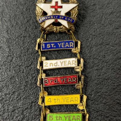 VINTAGE ASSEMBLY OF GOD BADGE