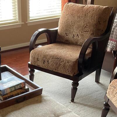 Better by Design Cameron Bark Curved Armchair 2 of 2 retail $599