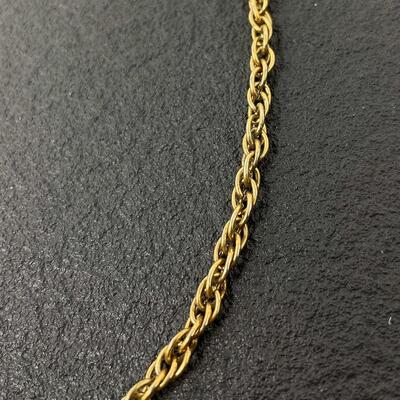 VINTAGE TWISTED CHAIN NECKLACE