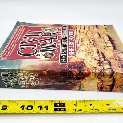 THE CIVIL WAR - A NARRATIVE PAPERBACK BOOK BY SHELBY FOOTE