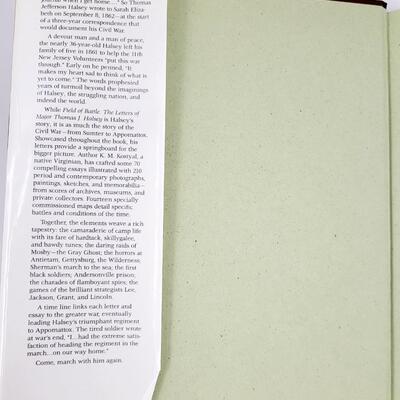 FIELD OF BATTLE - THE CIVIL WAR LETTERS OF MAJOR THOMAS J. HULSEY