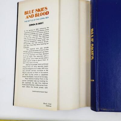 BLUE SKIES & BLOOD "THE BATTLE OF THE CORAL SEA" HARDBACK BOOK