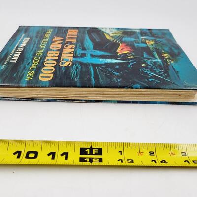 BLUE SKIES & BLOOD "THE BATTLE OF THE CORAL SEA" HARDBACK BOOK