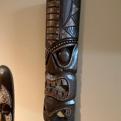 Set of 3 African Masks