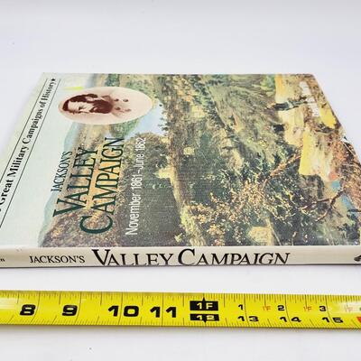 JACKSONS VALLEY CAMPAIGN NOV 1861 - JUNE 1862 HARBACK BOOK