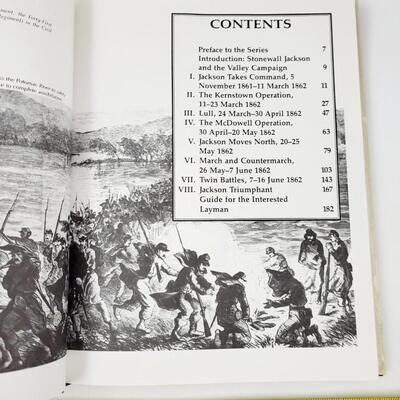 JACKSONS VALLEY CAMPAIGN NOV 1861 - JUNE 1862 HARBACK BOOK