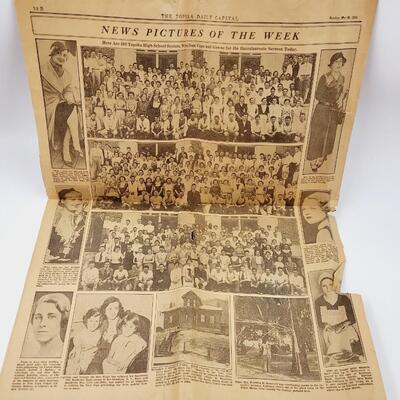 1934 TOPEKA CAPITOL JOURNAL NEWSPAPER
