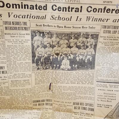 1934 TOPEKA CAPITOL JOURNAL NEWSPAPER