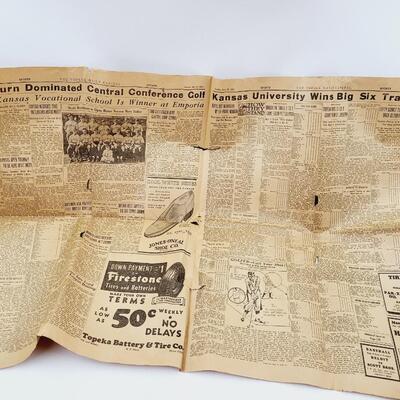 1934 TOPEKA CAPITOL JOURNAL NEWSPAPER