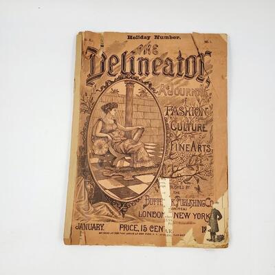 1800s THE DELINEATOR FASHION MAGAZINE