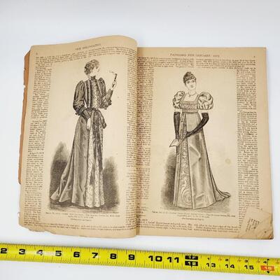 1800s THE DELINEATOR FASHION MAGAZINE
