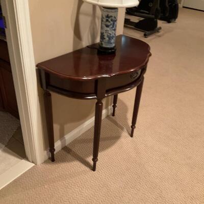 Bombay Co Small semicircular console table