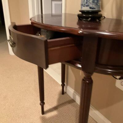 Bombay Co Small semicircular console table