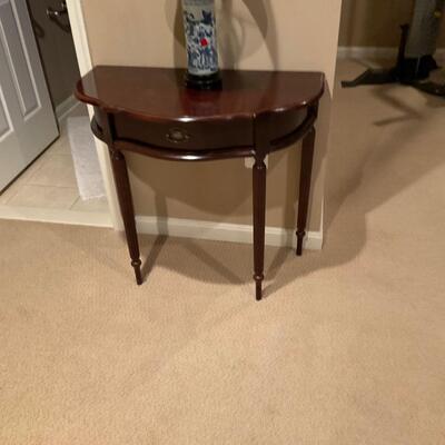 Bombay Co Small semicircular console table