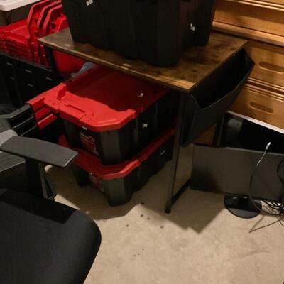 Folding Wood Top Table with side Pocket