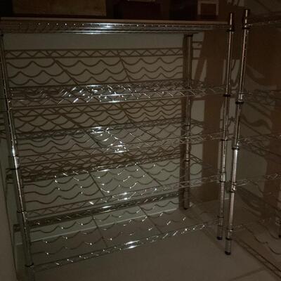 Set of 2 metal Wine Racks