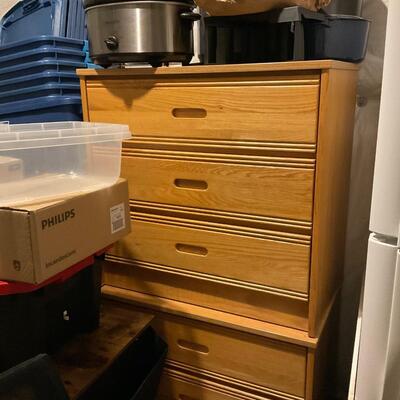 Set of 2 3 Drawer Nightstands