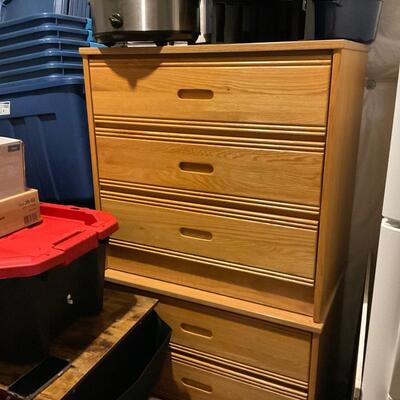 Set of 2 3 Drawer Nightstands