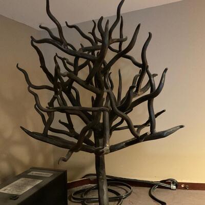 Iron Metal Hawthorn Tree Sculpture Retail $298