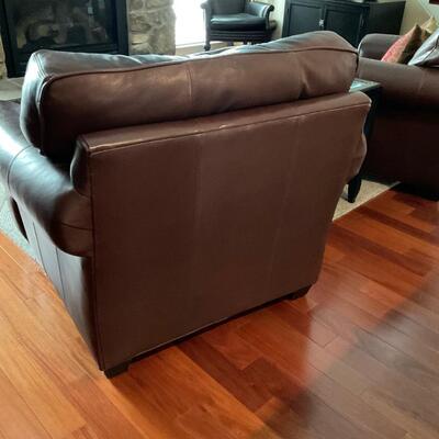 2 of 2 Arhaus Hadley Leather Chair Retail $3399 each