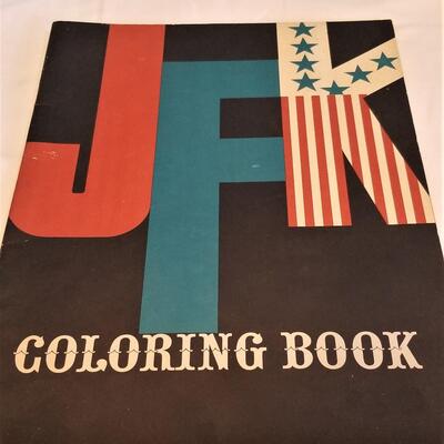 Lot #10  Vintage 1962 JFK Coloring Book