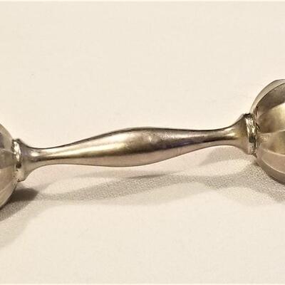 Lot #12  Vintage Sterling Silver Baby Rattle