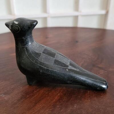 Lot 119: Oaxaca Black Pottery Bird unsigned