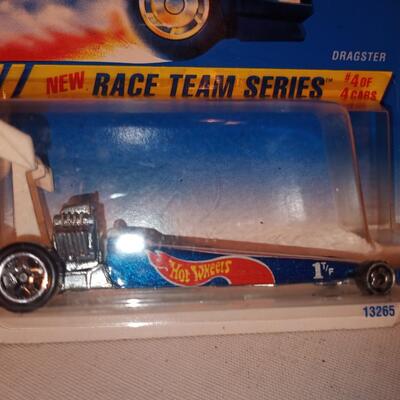 95 Hot Wheels Race Team Series Dragster #278 NEW ON CARD B49